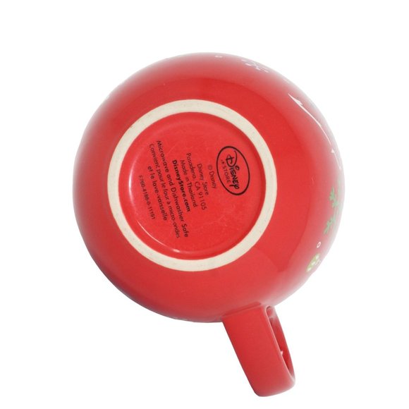 Disney Store Ice Skating Christmas Minnie Mouse Christmas Large Coffee Mug - Picture 6 of 6